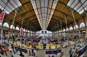 Gare du Nord, het aankomststation van de Thalys in Parijs