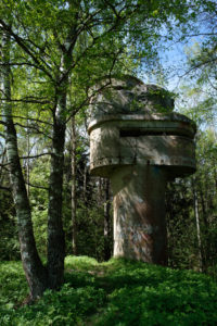 Uitkijkpost in de bossen rond Tallinn