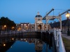 De historische Mospoort in Leiden