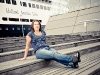 Fotoshoot met Rotterdam als decor