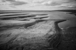 Stony Binks bij Spurn Point in Engeland