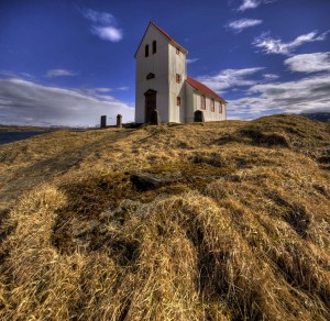 Kerkje in IJsland