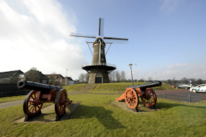 Foto van molen zonder toepassing van HDR