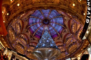 Kerst in Galeries Lafayette