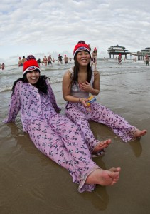 Nieuwjaarsduik Scheveningen 2013