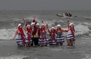 Nieuwjaarsduik 2015 Scheveningen