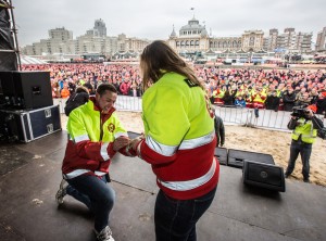 Nieuwjaarsduik 2015 Scheveningen