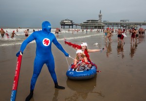 Nieuwjaarsduik 2015 Scheveningen