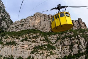 De gondel naar Montserrat