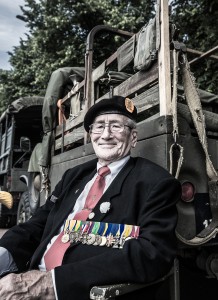 Oorlogsveteraan op Veteranendag 2015 te Den Haag