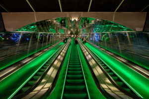 Metrostation bij de Universiteit van Helsinki