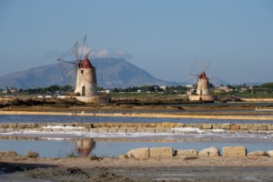 Zoutpannen bij Marsala op Sicilië